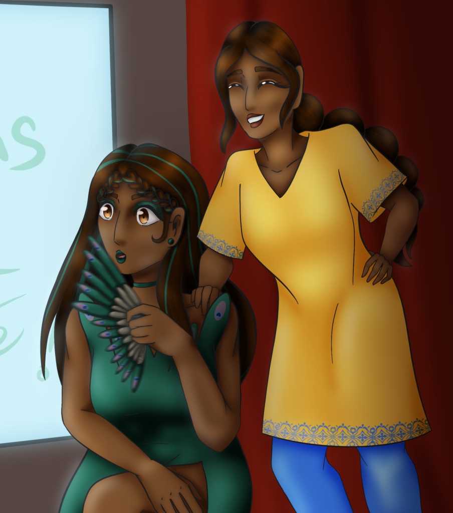 Rama and Anjali by Gwenn (https://instagram.com/@_.dwenn/)