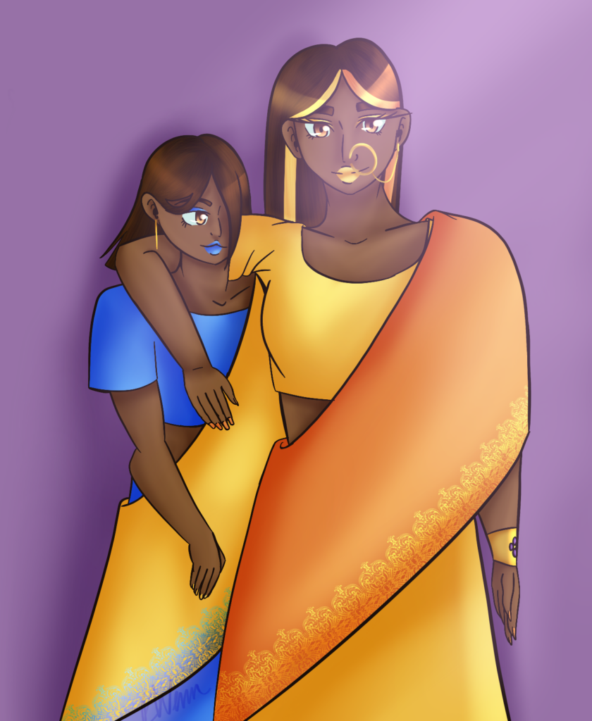 Anjali and Rama by Gwenn (https://instagram.com/@_.dwenn/)
