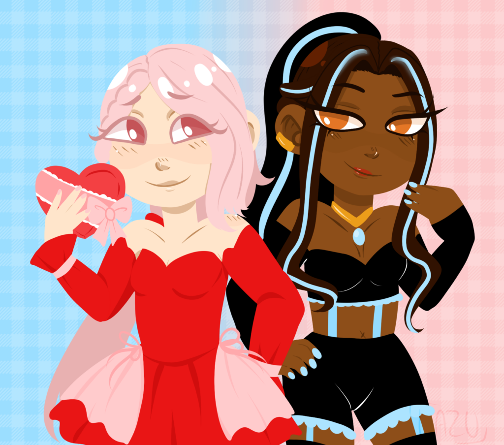 Léa and Rama by Lunasteria (https://byronlunasteria.wordpress.com/)