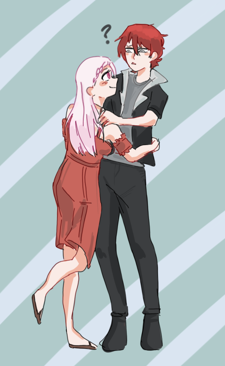 Léa and Alex by Choribun (https://choribun.tumblr.com/)