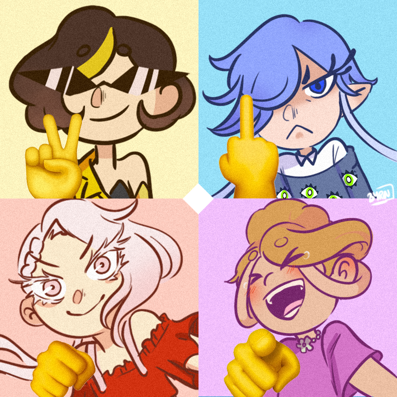 Léa and co by Byron (https://byronlunasteria.wordpress.com/)