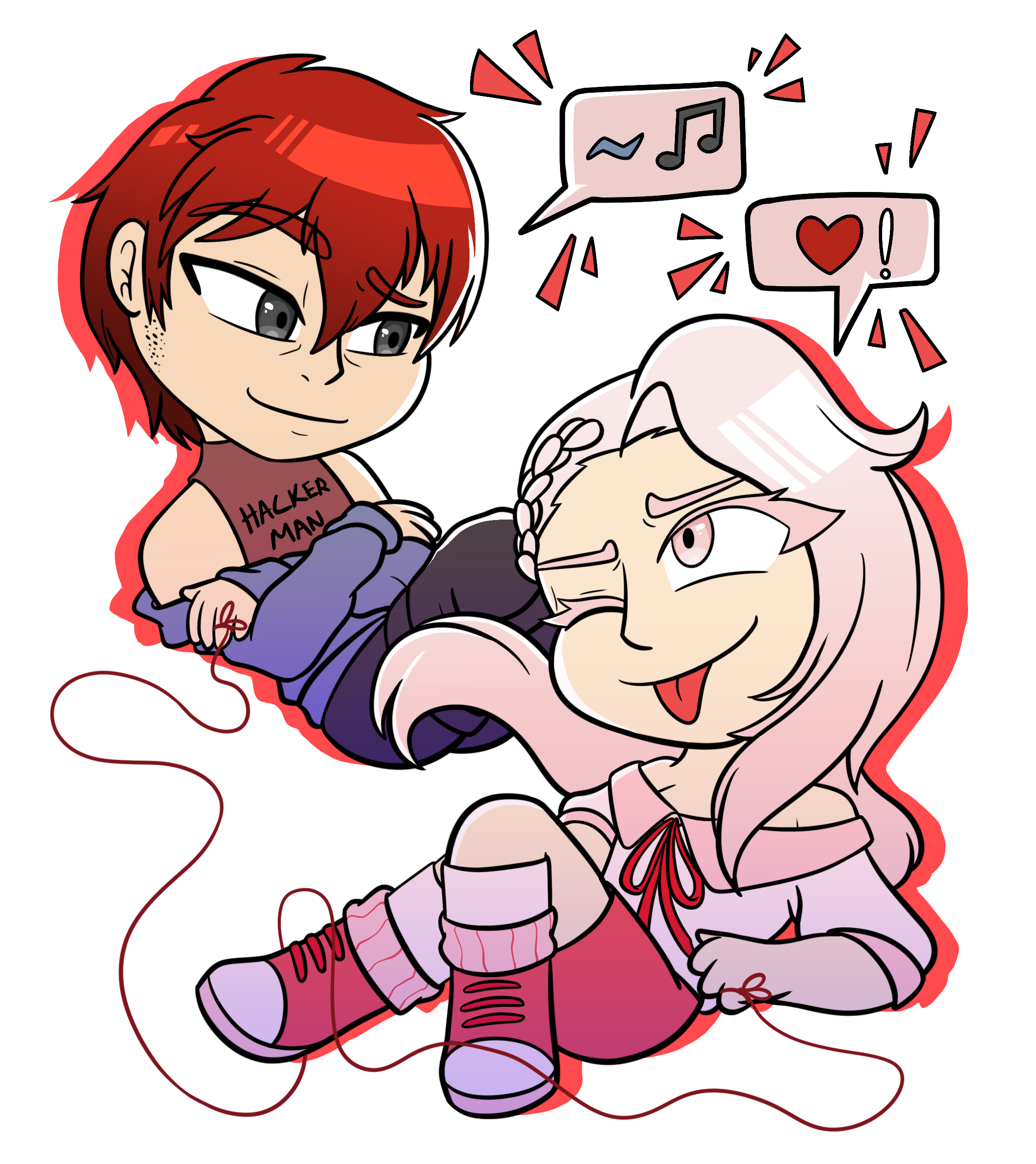 Alex and Léa by POussi, Glitchee & Ongaku (https://instagram.com/poussi_san/;https://glitchee.fr/;https://linktr.ee/ongakuk)