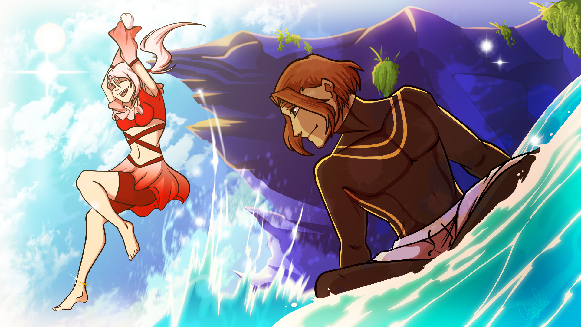 Léa and Jérémie by Ongaku (https://linktr.ee/ongakuk)