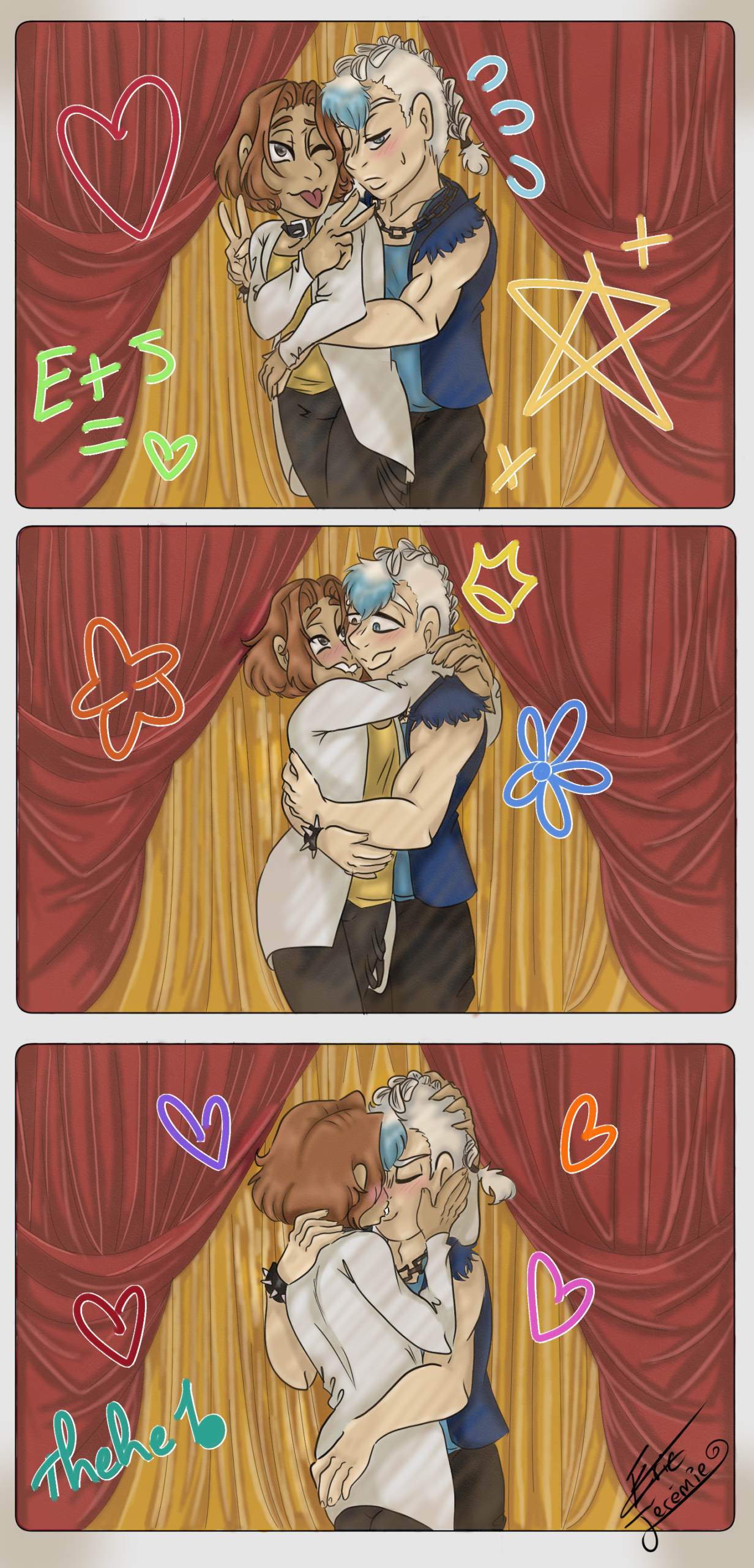 Eric and Jérémie by CutieBaka (https://cutiebaka.tumblr.com/)