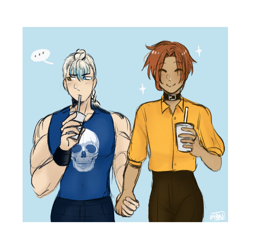 Eric and Jérémie by Byron (https://byronlunasteria.wordpress.com/)